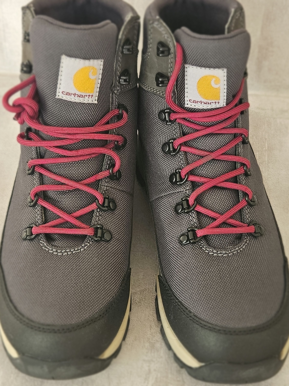 Carhartt Women's 6" Waterproof Soft Toe Work Boots Grey Pink Size 10 M - Picture 7 of 12